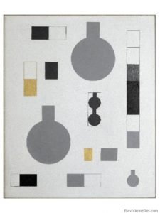 Composition a Cercles a Bras et Rectangles by Sophie Taeuber-Arp