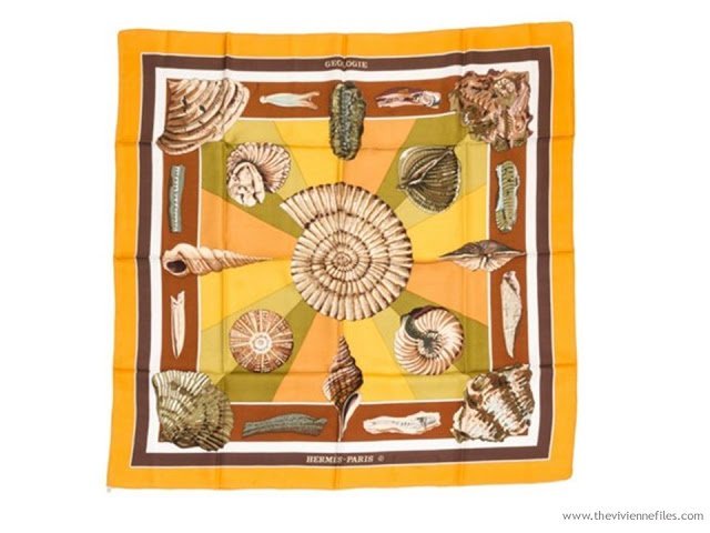 Build a Capsule Wardrobe by Starting with a Scarf: Hermes Geologie, for ...