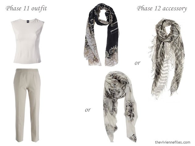How to add accessories to a capsule wardrobe - scarves