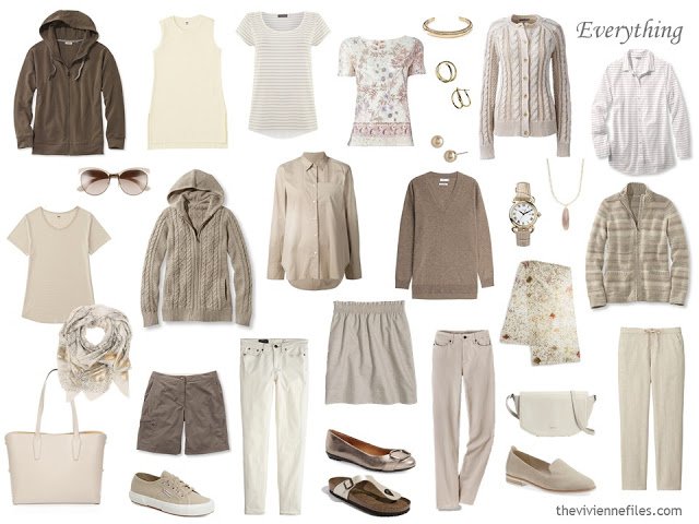 How to Build a Capsule Wardrobe of Accessories 1 at a Time: Shades of Beige and Brown