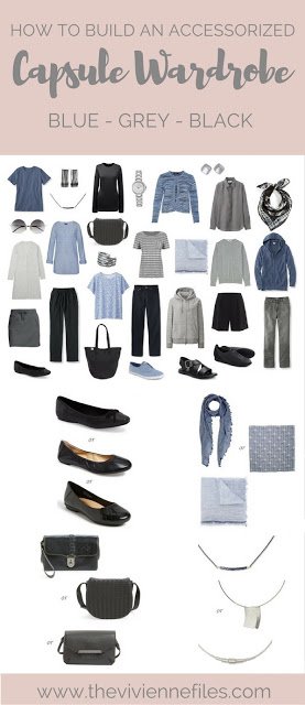 How to Build a Capsule Wardrobe with Accessories 1 at a Time: Blues ...