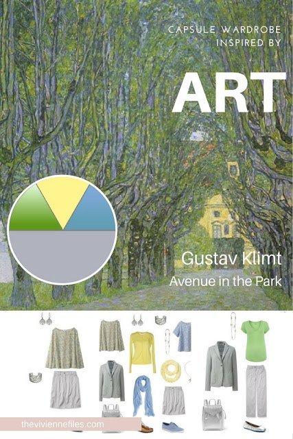 Build a Capsule Wardrobe by Starting with Art: Avenue in the Park by Gustav Klimt