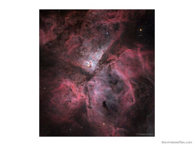 photograph of the Great Nebula in Carina by Damian Peach