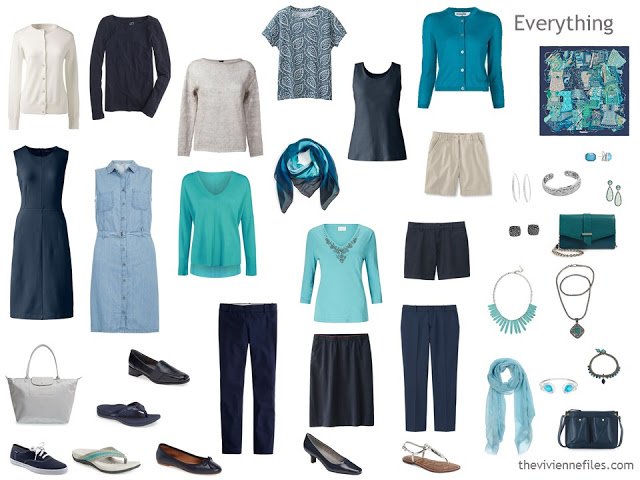 12 Months, 12 Outfits in 6 Capsule Wardrobes: July