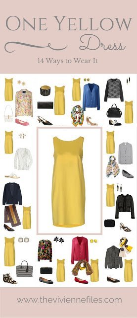 One Yellow Dress in a Capsule Wardrobe: 14 Ways to Wear It