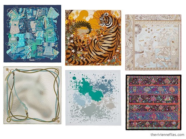 6 Hermes scarves from Spring 2016