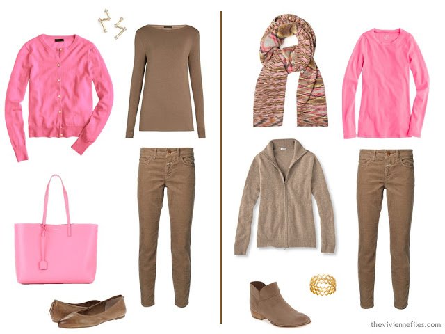 How to wear a hint of Hibiscus pink in the capsule wardrobe