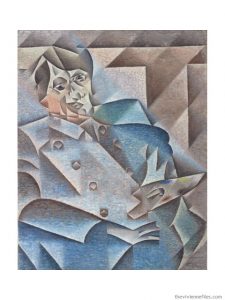 Portrait of Pablo Picasso by Juan Gris