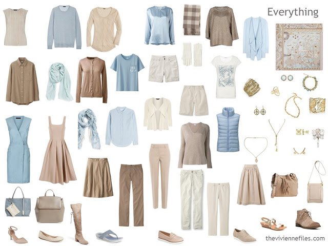 24-piece capsule wardrobe for a Summer