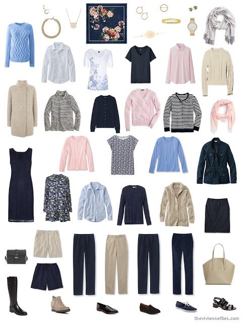 A finished Starting From Scratch capsule wardrobe