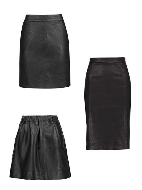 leather skirts as seen on women in Rome