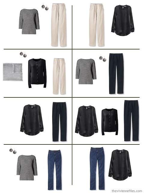 Capsule wardrobe color palette in grey and purple inspired by art: El Trovador by Claudio Bravo