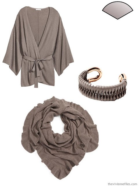 Capsule Wardrobe pieces in taupe