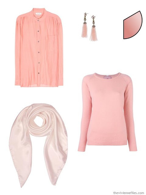 Capsule Wardrobe pieces in rose