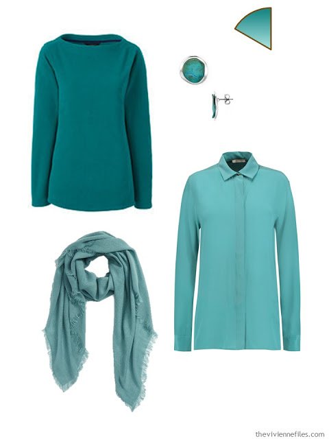 jade capsule wardrobe accents