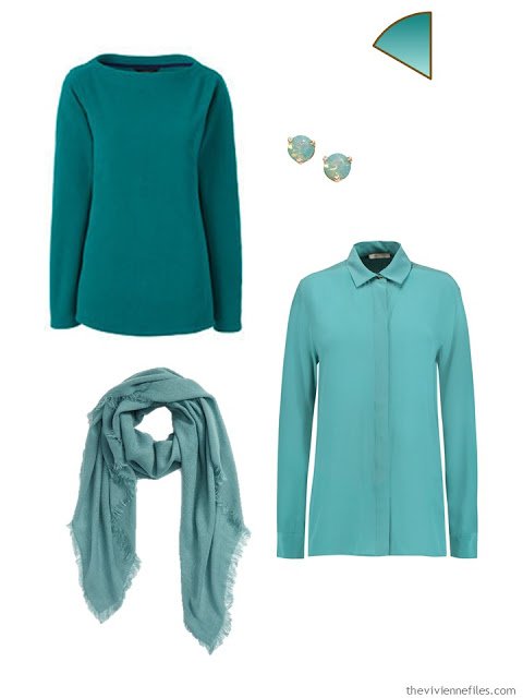 Jade accents for a capsule wardrobe