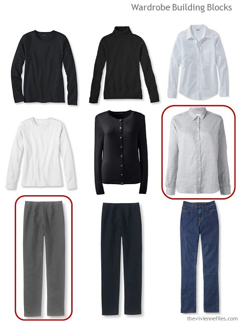 Minimal French Capsule Wardrobe building blocks