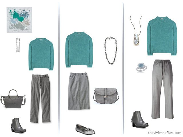 How to evaluate a capsule wardrobe with a grey based color palette