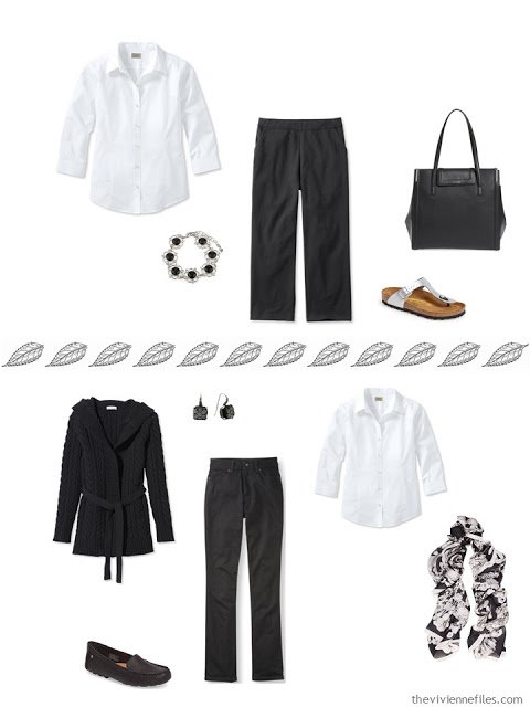 A travel capsule wardrobe inspired by Art: Femme au Col Blanc by Marc Chagall