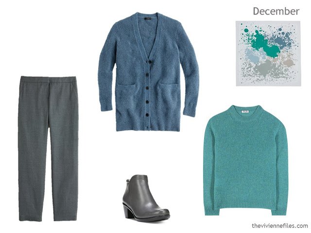 How to evaluate a capsule wardrobe with a grey based color palette