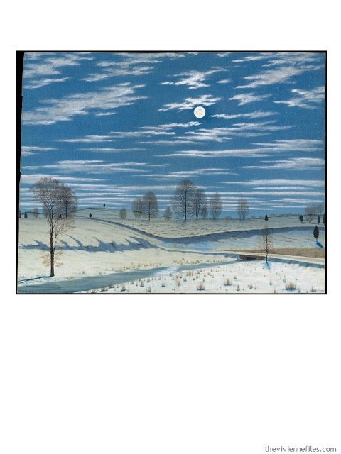 Winter Scene in Moonlight by Henry Farrer