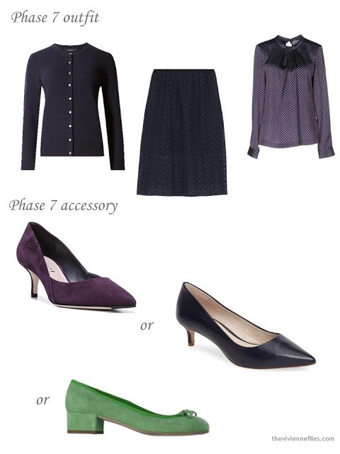 How to add accent shoes to a business capsule wardrobe