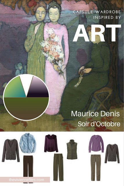 How to Build a Capsule Wardrobe 1 Piece at a Time: Soir d'Octobre by Maurice Denis