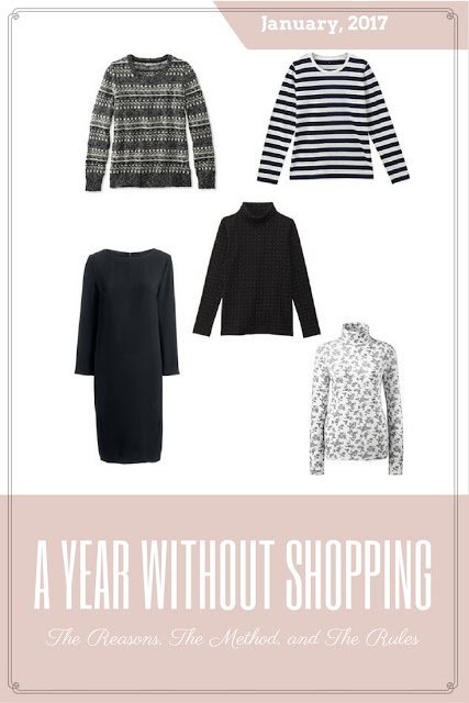 My Year Without Shopping - January 2017. The Reasons, The Method, and The Rules
