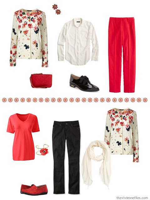 How to Assemble a Warm-Weather Capsule Wardrobe - Bavarian Cream Tossed Floral Cardigan