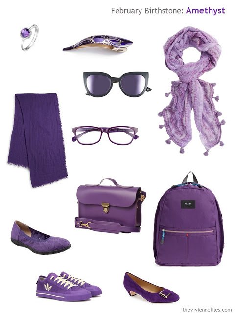 amethyst purple accessories