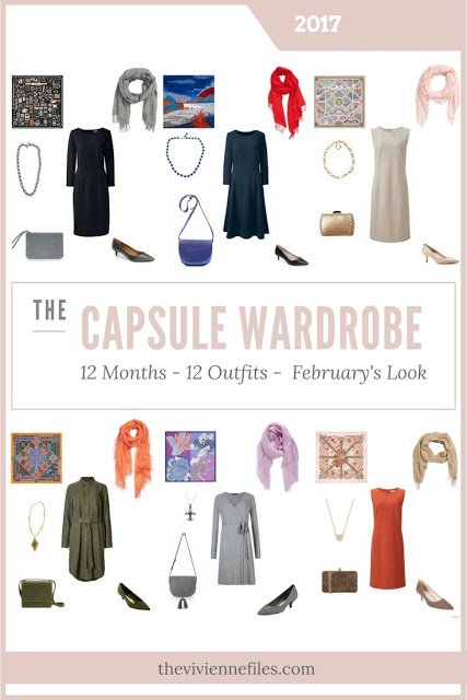 Build a Capsule Wardrobe in 12 Months, 12 Outfits - February 2017