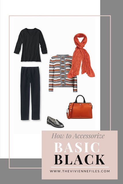 How to Accessorize Basic Black in a Capsule Wardrobe