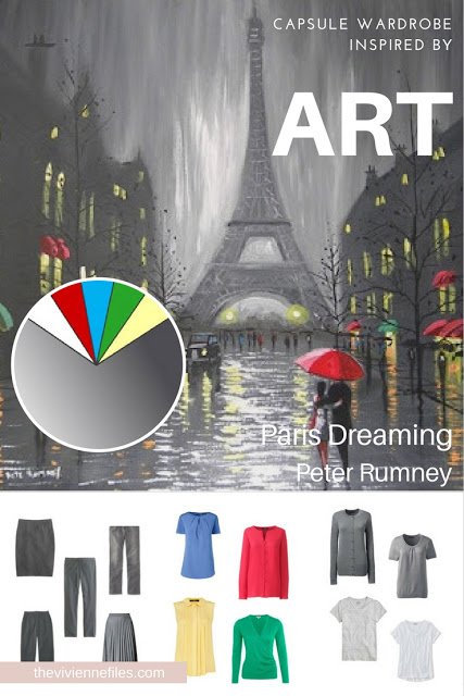 How to Build a Capsule Wardrobe with a Backbone - Start with Art: Paris Dreaming by Peter Rumney 