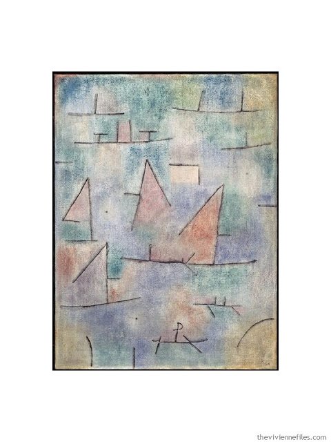 Hafen mit Segelschniffen by Paul Klee