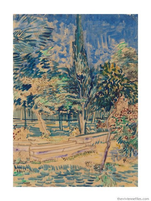 Stairs in the Garden of the Asylum by Vincent van Gogh