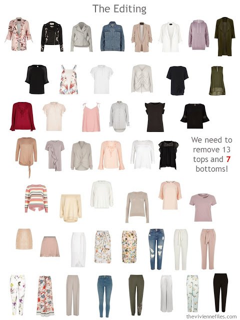 A plan for editing a 50-piece wardrobe