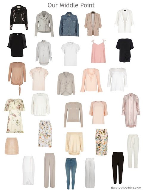 a post-edit 30-piece wardrobe