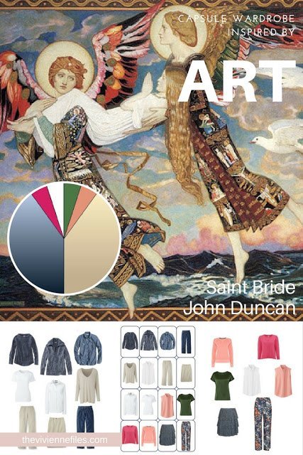 How to Wear Denim and Khaki with a Variety of Accent Colors: Start with Art - Saint Bride by John Duncan