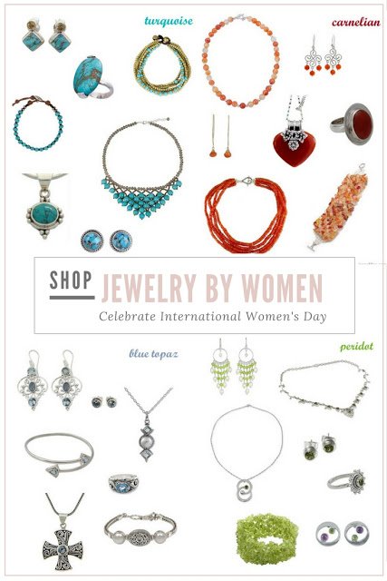 Celebrating Women's Day with some beautiful jewelry, made by women!