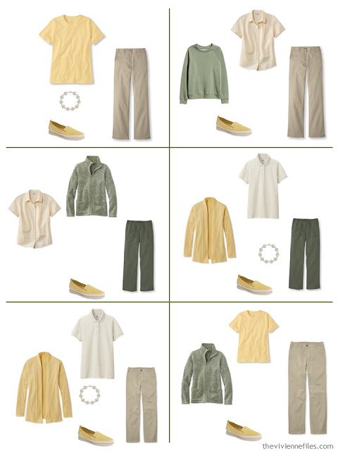 six ways to wear yellow with olive or khaki for warm weather