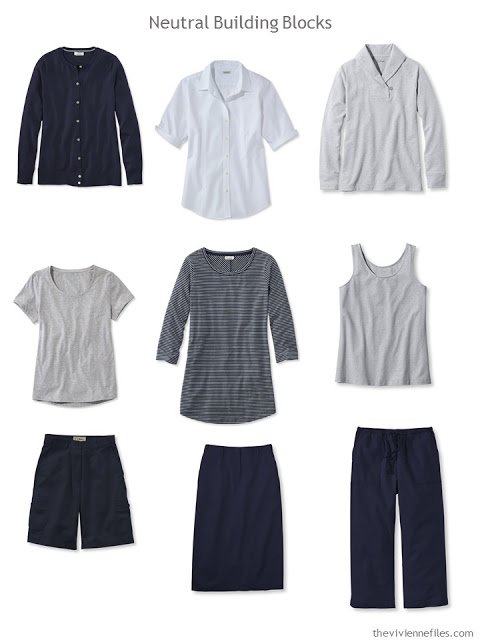 nine wardrobe Neutral Building Blocks in navy and grey nine wardrobe Neutral Building Blocks in navy and grey