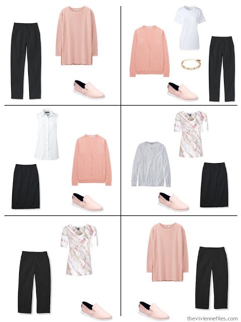 si ways to wear blush with black and white in warmer weather
