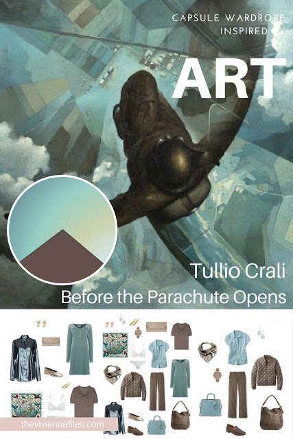 Build an Overnight Travel Capsule Wardrobe by Starting with Art: Before the Parachute Opens by Tullio Crali