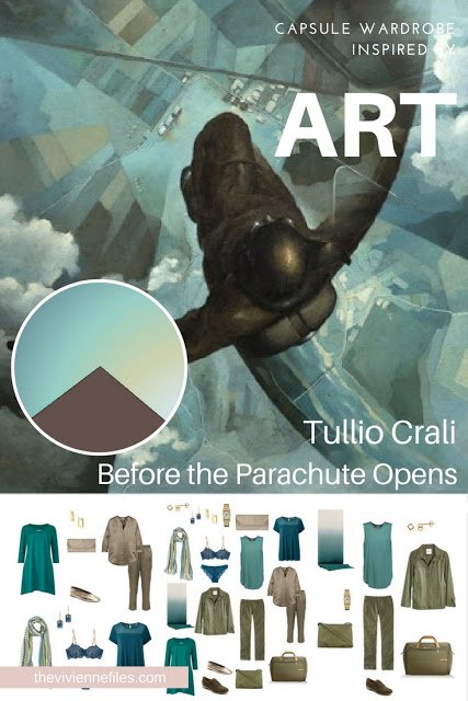 Build An Overnight Travel Capsule Wardrobe by Starting with Art: Before the Parachute Opens, Version 2