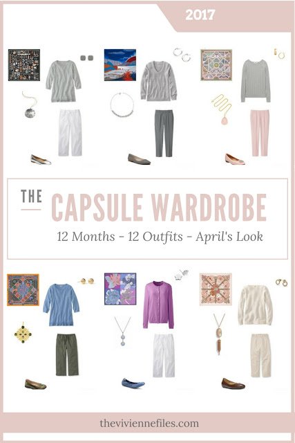 Build a Capsule Wardrobe in 12 Months, 12 Outfits - April 2017