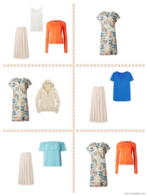 six ways to look a bit dressy in a summer travel capsule wardrobe