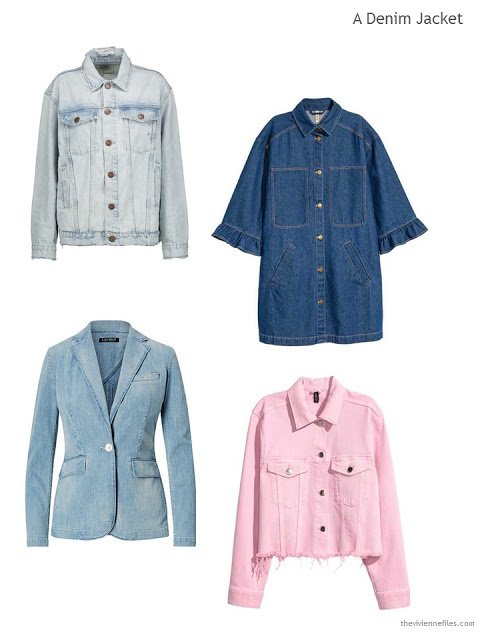 four denim jackets for Summer 2017