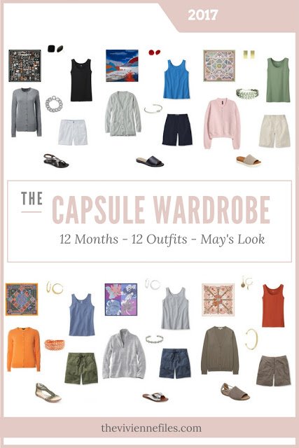 Build a Capsule Wardrobe in 12 Months, 12 Outfits - May 2017