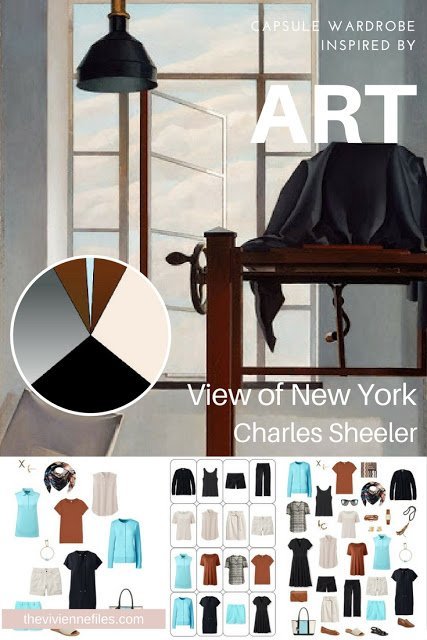 How to Add an Accent Color for Warm Weather; Start with Art: View of New York by Charles Sheeler