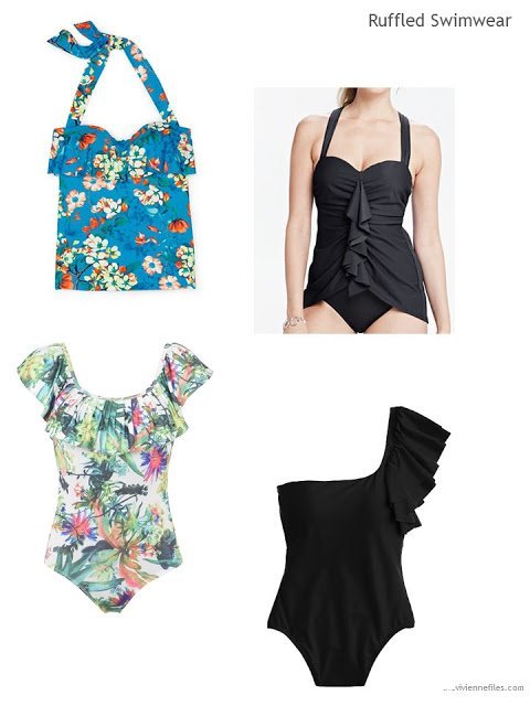 4 ruffled swimsuits for Summer 2017